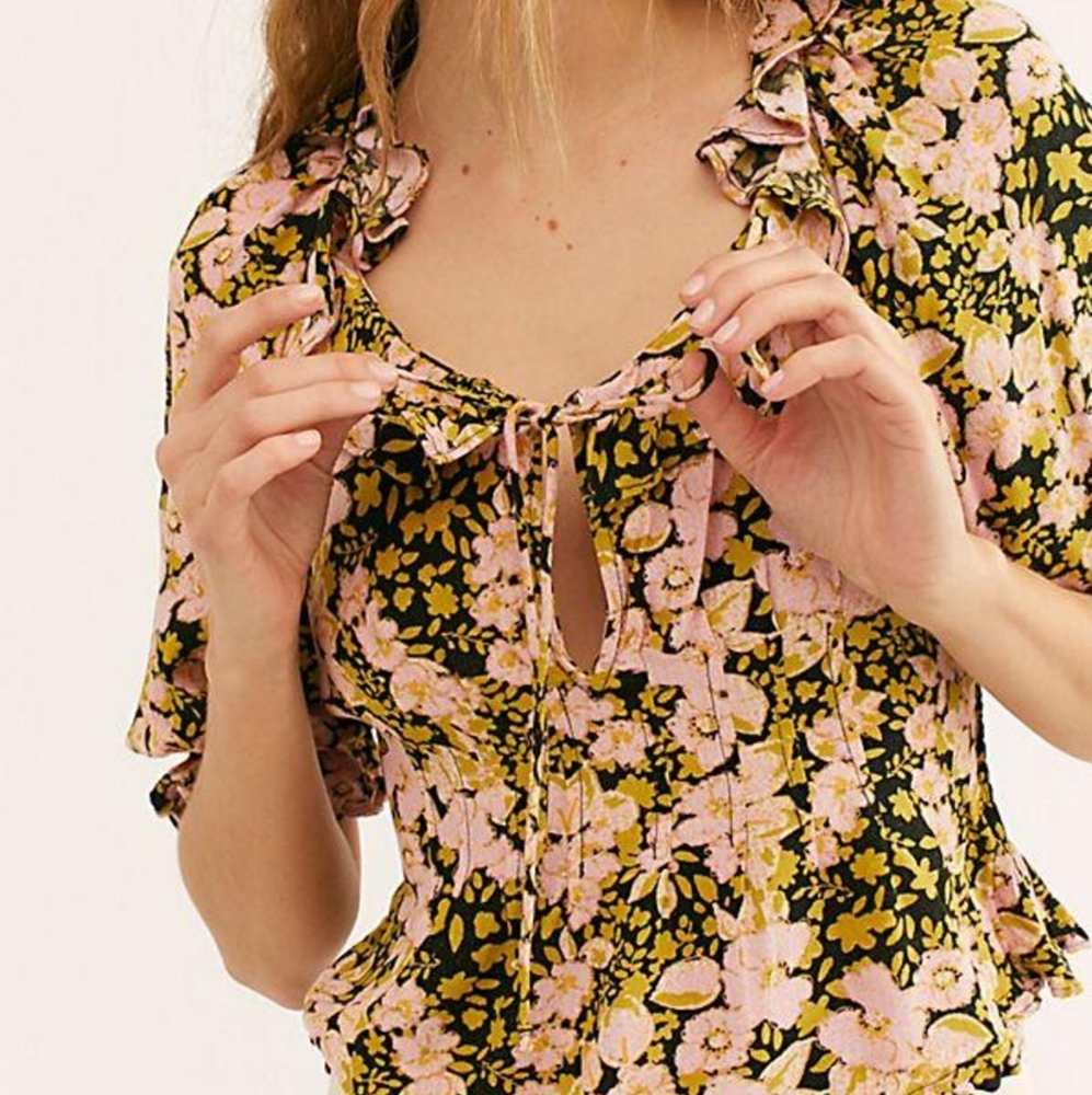Free People  Sweet Memories Top
